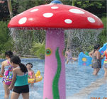 Le groupe de champignon badine l'équipement de parc de jet, décoration adaptée aux besoins du client de fibre de verre pour le parc aquatique