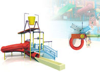 Structures commerciales d'équipement de terrain de jeu d'enfants de professionnel avec le filet de glissière/montée