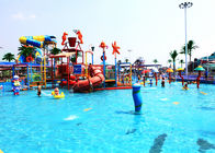 Construction de parc aquatique de piscine, équipement aquatique extérieur de terrain de jeu d'enfants