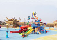 Grand terrain de jeu adapté aux besoins du client d'enfants de projet de construction de parc aquatique de glissière