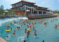 Piscine de vague de parc aquatique de famille, piscine pneumatique de vague artificielle de sécurité