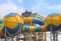 Terrain de jeu superbe de glissière d&amp;#39;eau de Boomerang pour le parc d&amp;#39;attractions Wanrranty d&amp;#39;un an