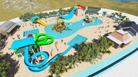 Glissière d'eau d'adultes de divertissement d'été de machine de simulateur de ressac de parc aquatique de thème