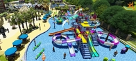 Maison extérieure de l'eau de famille d'Aqua Playground Games Fiberglass Slide d'été pour le parc à thème