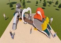 Glissières adaptées aux besoins du client de tunnel d'acier inoxydable pour le parc de terrain de jeu d'enfant