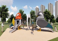 Glissières adaptées aux besoins du client de tunnel d'acier inoxydable pour le parc de terrain de jeu d'enfant