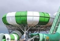 glissières d'eau faites sur commande de cuvette de l'espace de 33m Aqua Resort Water Play Equipment