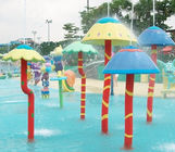 Équipement adapté aux besoins du client d'Aqua de champignon de jet de fibre de verre de Waterpark pour des jeux d'enfants