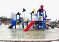 Construction de parc aquatique de fibre de verre d'OEM, système d'équipement de terrain de jeu de l'eau d'enfants