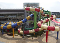 Plate-forme extérieure en spirale adaptée aux besoins du client de 12 mètres de glissières d'eau de piscine