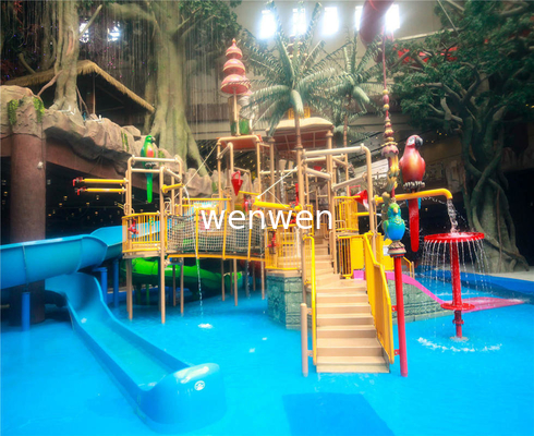 Slide de parc aquatique en acier au carbone galvanisé avec une durée de vie supérieure à 120 mois