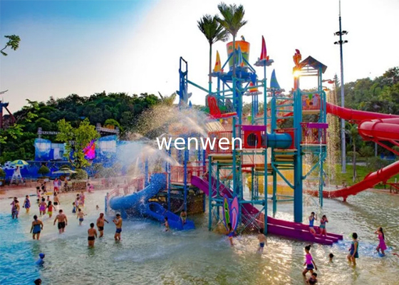 1 Rider Water Park Slide Construit avec une fibre de verre durable et une charge 1 Rider/Slide
