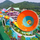 Glissières d'eau faites sur commande de fibre de verre de boomerang de FRP pour le parc d'attractions