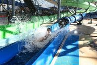 Protection de l'environnement adaptée aux besoins du client de glissière de piscine de spirale de boomerang de FRP