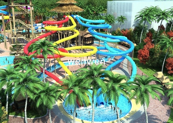 Glissière d'eau de parc d'attractions d'Aqua Play Equipment 6mm d'enfants