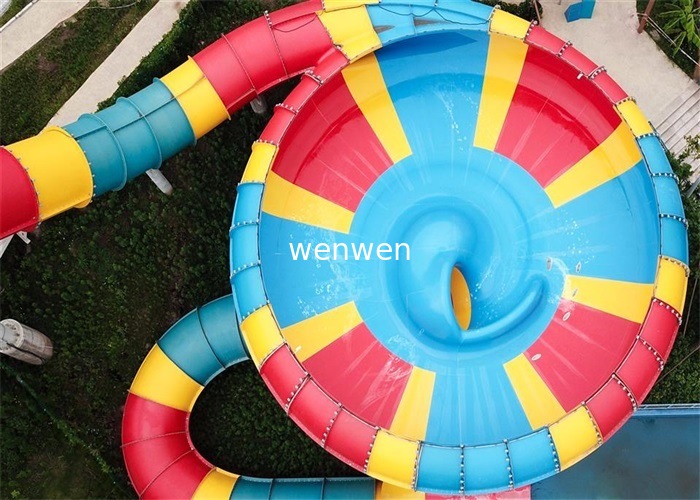 Toboggan aquatique Super Bowl avec fibre de verre durable et charge de 2 personnes/toboggan